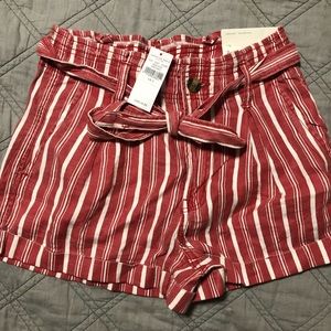 american eagle super hi-rise shorts